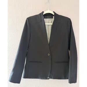 Jenni Kayne Boy Blazer Navy Academia Workwear Preppy Size Small